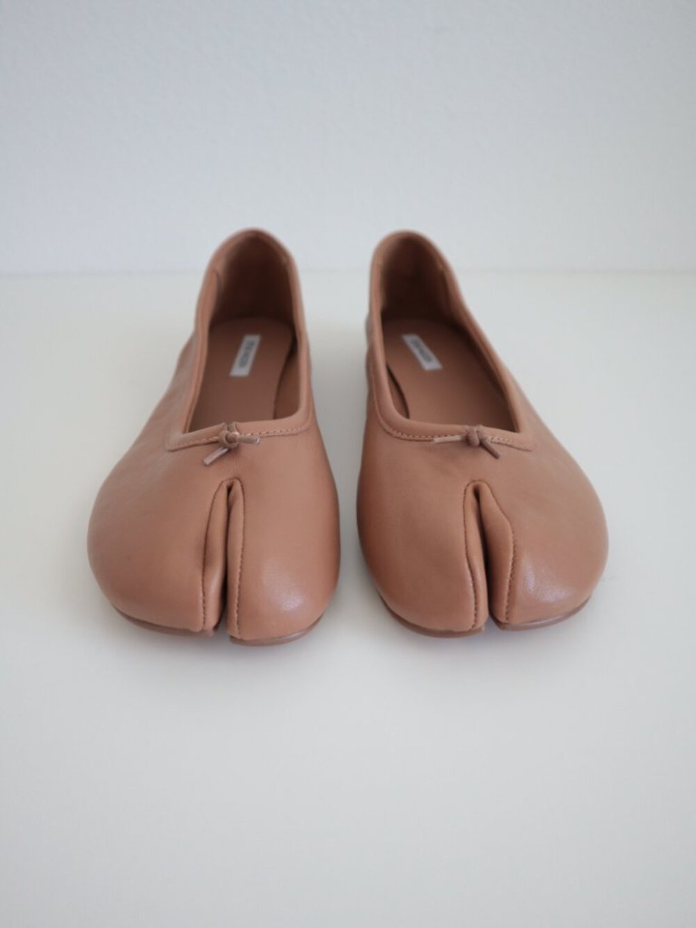 Steve Madden Calico Leather Split Toe Ballet Flats | 11 - Picture 5 of 8